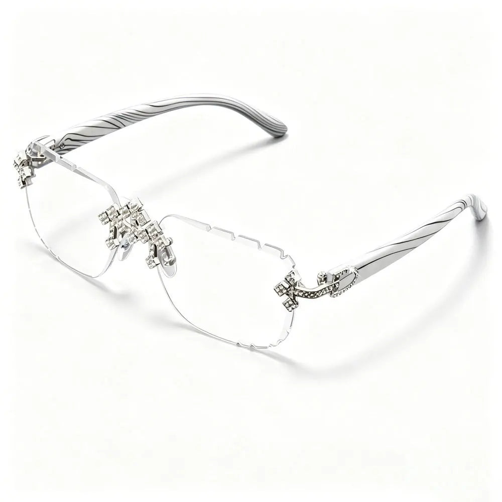 "GAFAS DE SOL CON PIEDRAS BRILLANTES", o "GAFAS CON DIAMANTES SIMULADOS"